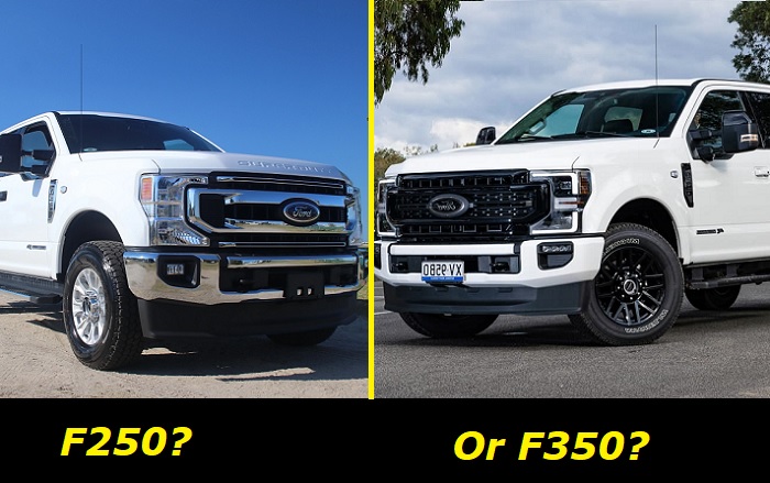 F250 vs F350 ride quality